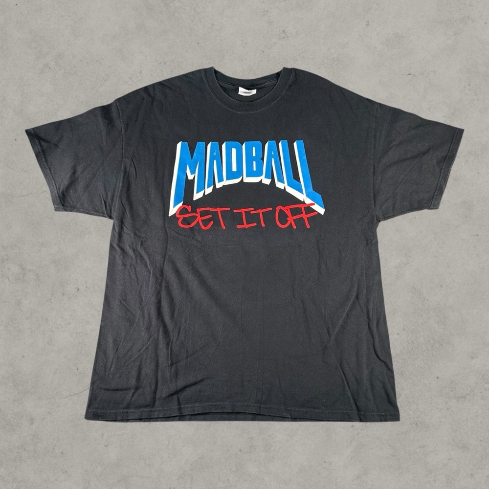 Vintage Madball Shirt Mens XL Black 90s Set It Off Hardcore Metal Album Rare HXC - Picture 1 of 7
